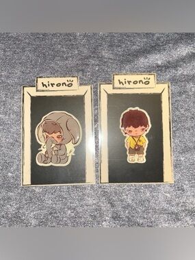 Set of Two Hirono Popmart Stickers